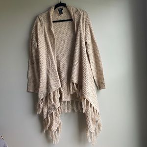 Tan cardigan